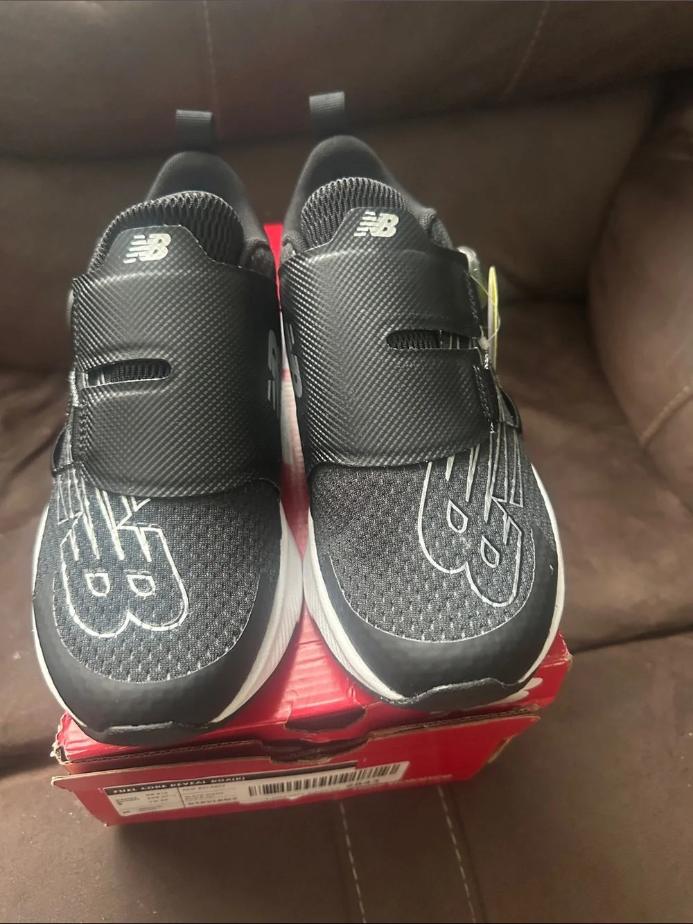 New Balance Kids Black and White BOA Sneaker